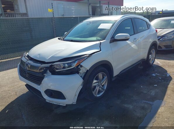 3CZRU6H58KM716833 2019 HONDA HR-V White Vista tres cuartos delantera izquierda