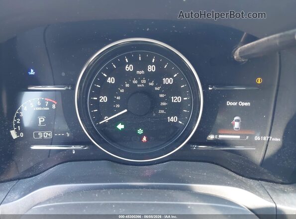 3CZRU6H58KM716833 2019 HONDA HR-V White Vista de los asientos traseros