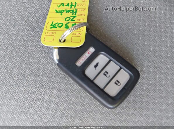3CZRU6H58LM710001 2020 HONDA HR-V Silver Vista del salpicadero