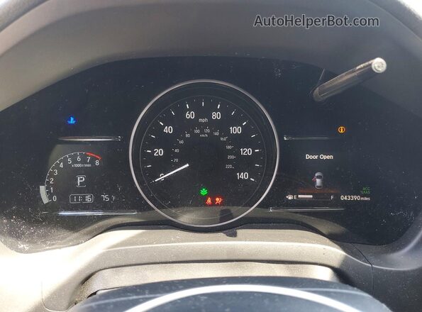 3CZRU6H58MM749852 2021 HONDA HR-V Угольный Вид щитка приборов