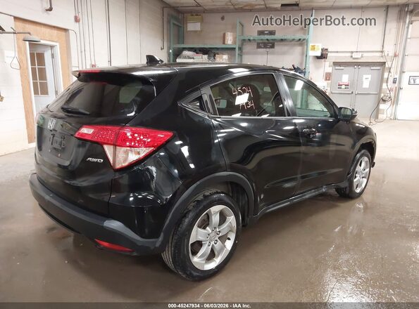 3CZRU6H59GM712703 2016 HONDA HR-V Black Задня права чверть