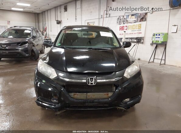3CZRU6H59GM712703 2016 HONDA HR-V Black Вид щитка приладів