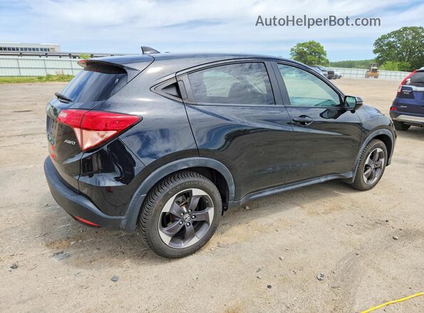 3CZRU6H59JG711802 2018 HONDA HR-V Black Trasero derecho