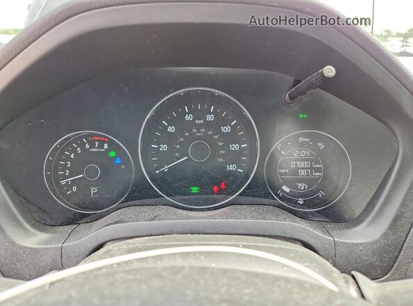 3CZRU6H59JG711802 2018 HONDA HR-V Black Vista del cuadro de instrumentos