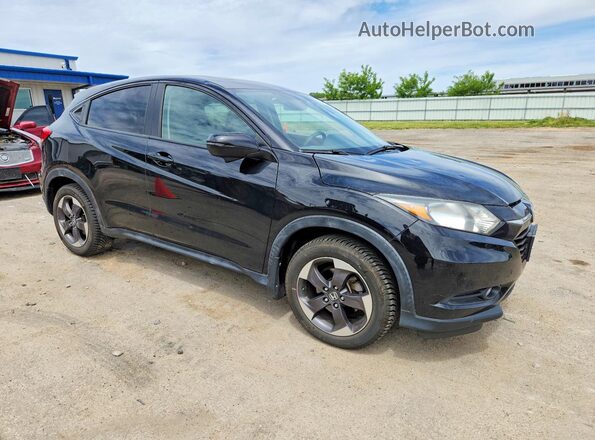 3CZRU6H59JG711802 2018 HONDA HR-V Black Delantero derecho