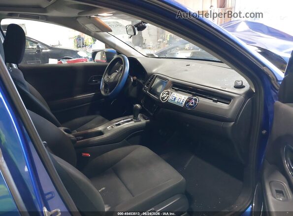3CZRU6H59JM709162 2018 HONDA HR-V Blue წინა სალონის ხედი