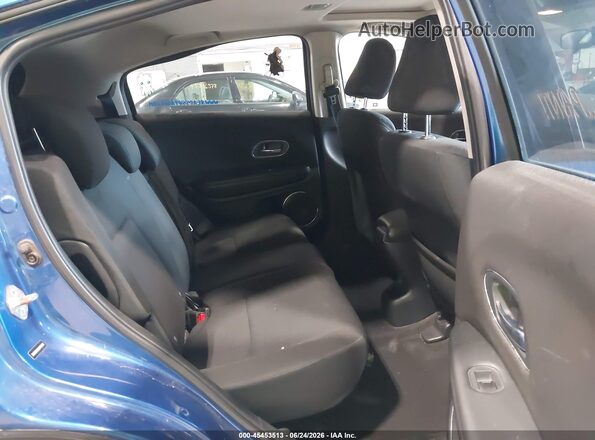 3CZRU6H59JM709162 2018 HONDA HR-V Blue VIN კოდის სტიკერის ხედი