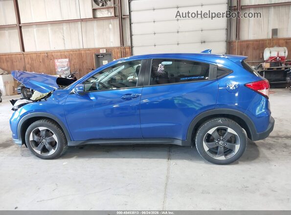 3CZRU6H59JM709162 2018 HONDA HR-V Blue სალონის 360-გრადუსიანი ხედი