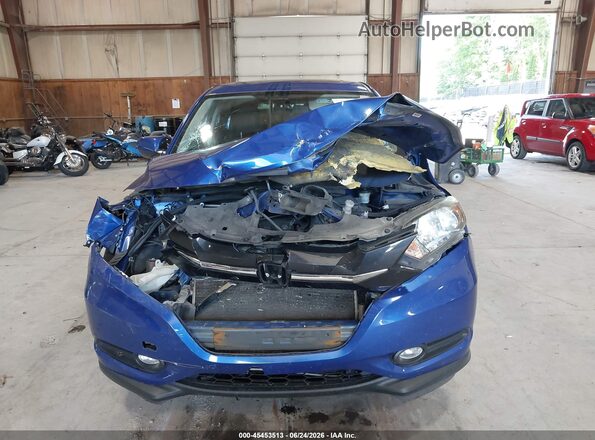 3CZRU6H59JM709162 2018 HONDA HR-V Blue წინა ხედი