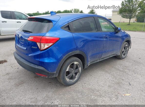 3CZRU6H59JM718606 2018 HONDA HR-V Blue უკანა მარჯვენა