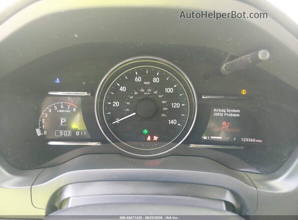 3CZRU6H59KM739201 2019 HONDA HR-V Black Հետևի նստատեղերի տեսք