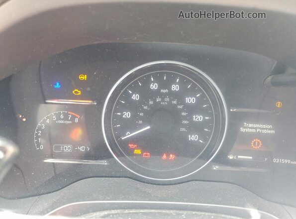 3CZRU6H59LM723730 2020 HONDA HR-V Red Widok zestawu wskaźników
