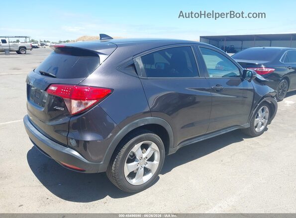 3CZRU6H5XGM721670 2016 HONDA HR-V Black Rear right
