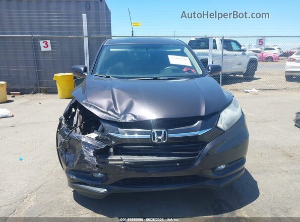 3CZRU6H5XGM721670 2016 HONDA HR-V Black Rear interior view