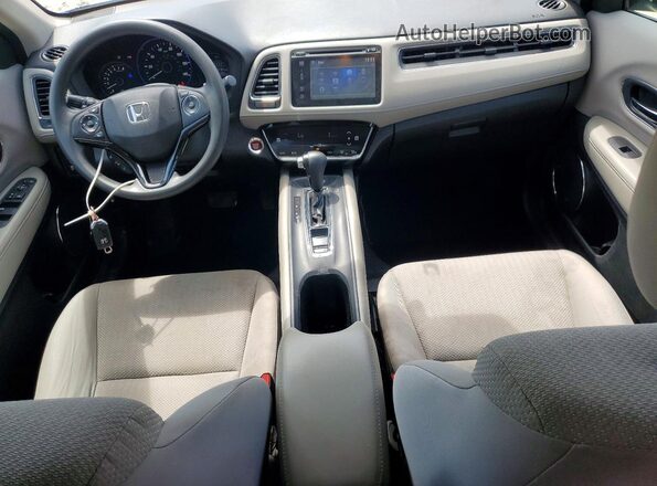 3CZRU6H5XGM743829 2016 HONDA HR-V White Dashboard view
