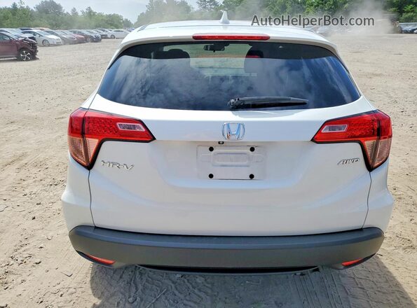 3CZRU6H5XGM743829 2016 HONDA HR-V White Rear view