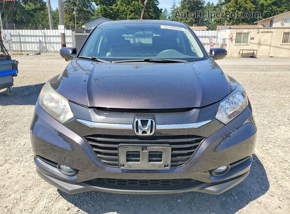 3CZRU6H5XHM710637 2017 HONDA HR-V Black Widok z przodu