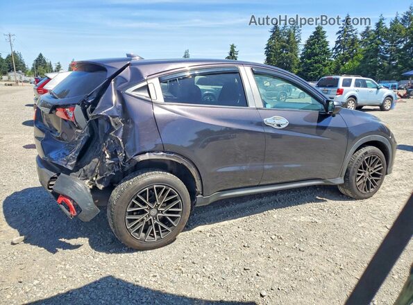 3CZRU6H5XHM710637 2017 HONDA HR-V Black Tył prawy