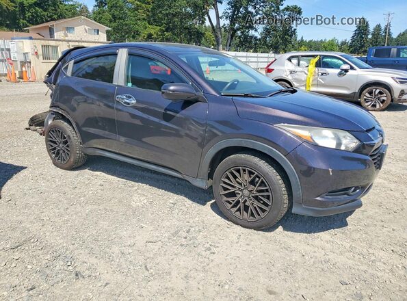 3CZRU6H5XHM710637 2017 HONDA HR-V Black Przód prawy