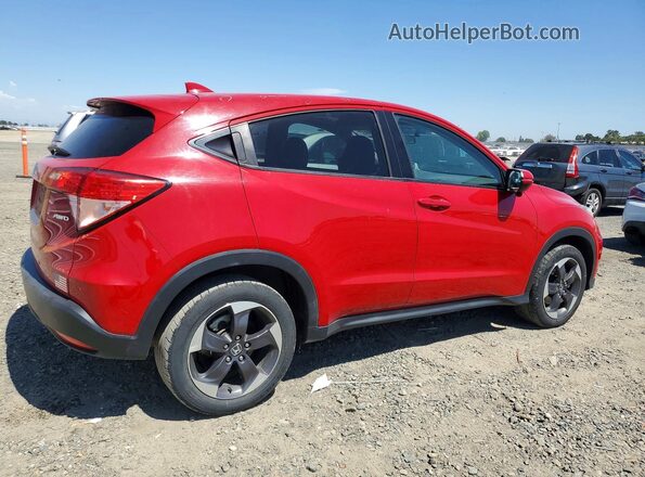 3CZRU6H5XJG705264 2018 HONDA HR-V Красный Задняя правая четверть