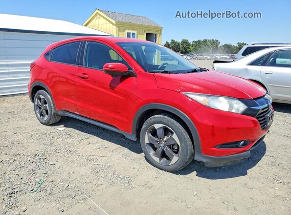 3CZRU6H5XJG705264 2018 HONDA HR-V Красный Передняя правая четверть