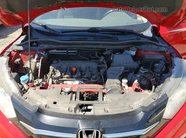 3CZRU6H5XJG705264 2018 HONDA HR-V Красный Вид задней части салона