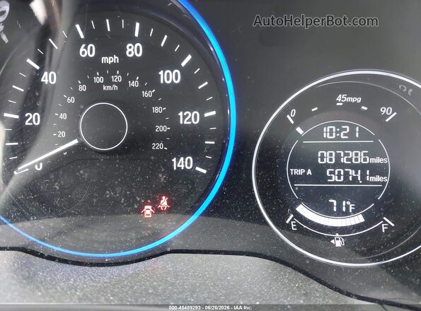 3CZRU6H5XJM719375 2018 HONDA HR-V White Հետևի նստատեղերի տեսք