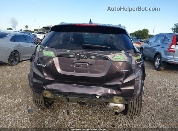 3CZRU6H5XKM728465 2019 HONDA HR-V Burgundy Դիմացի տեսք