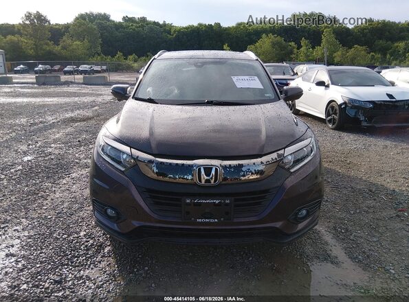 3CZRU6H5XKM728465 2019 HONDA HR-V Burgundy Սալոնի հետևի տեսք