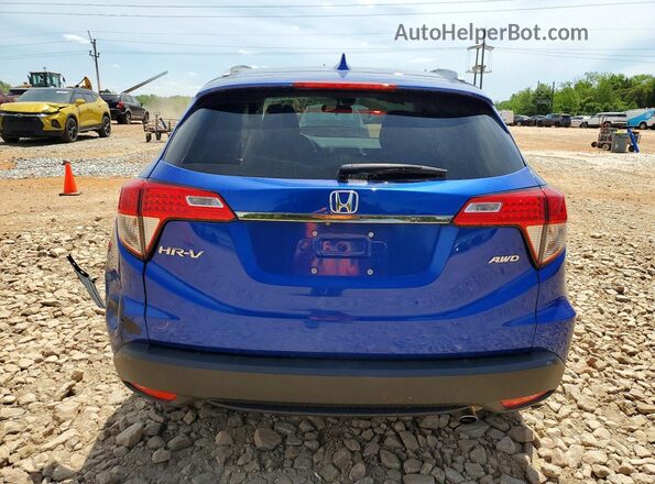 3CZRU6H5XKM734508 2019 HONDA HR-V Blue Հետևի տեսք