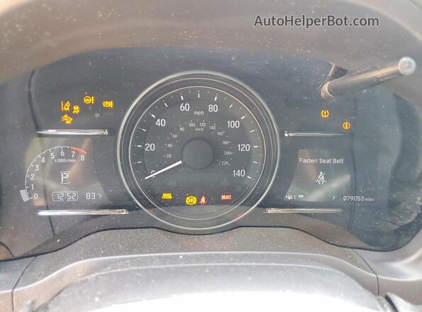 3CZRU6H5XKM734508 2019 HONDA HR-V Blue Սարքավորումների վահանակի տեսք