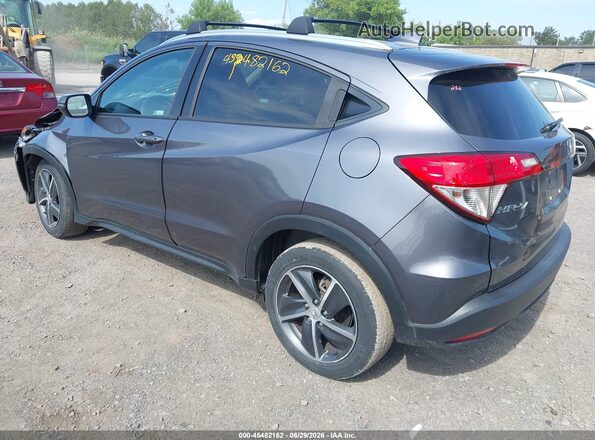 3CZRU6H5XMM713984 2021 HONDA HR-V Серый Задняя левая четверть