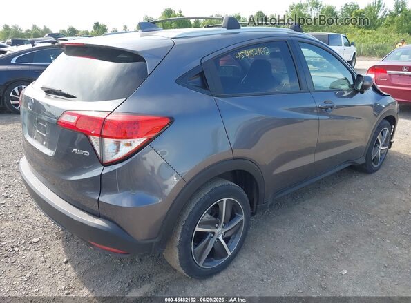 3CZRU6H5XMM713984 2021 HONDA HR-V Серый Задняя правая четверть