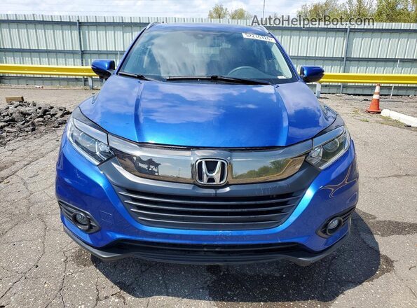 3CZRU6H5XMM735919 2021 HONDA HR-V Blue Front view