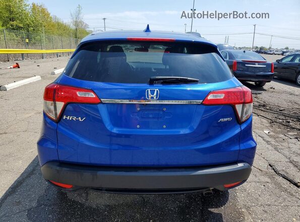 3CZRU6H5XMM735919 2021 HONDA HR-V Blue Rear view