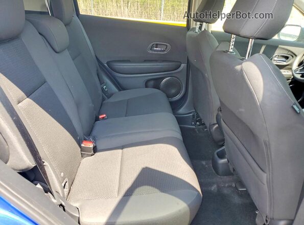 3CZRU6H5XMM735919 2021 HONDA HR-V Blue Rear interior view