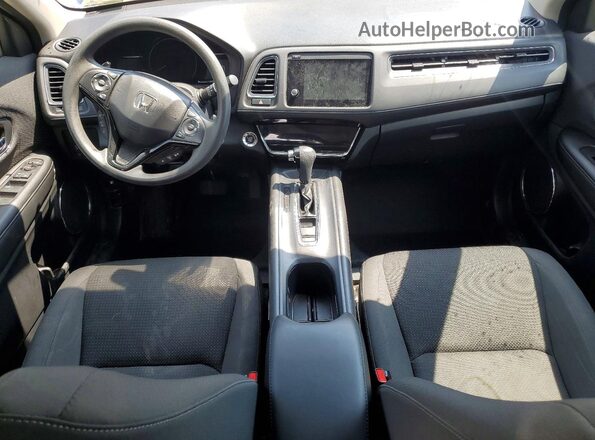 3CZRU6H5XMM735919 2021 HONDA HR-V Blue Dashboard view