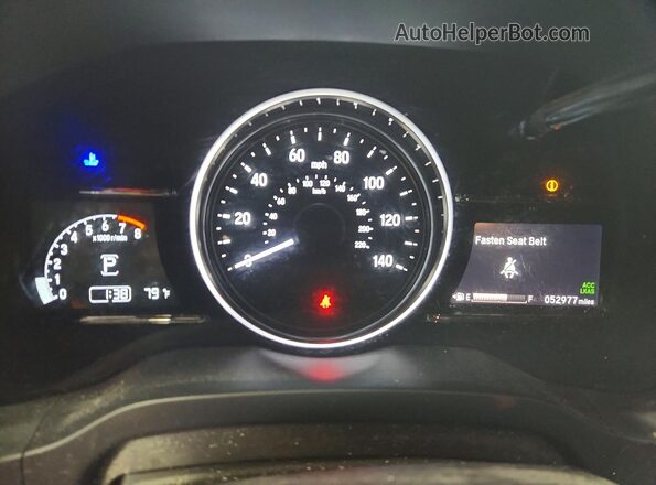 3CZRU6H5XNM716756 2022 HONDA HR-V Charcoal Instrument cluster view