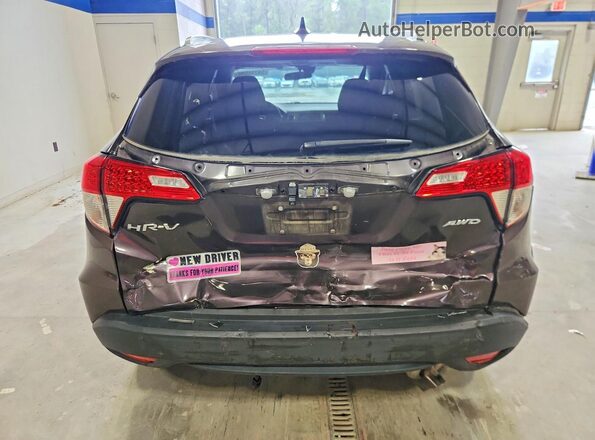 3CZRU6H5XNM716756 2022 HONDA HR-V Charcoal Rear view