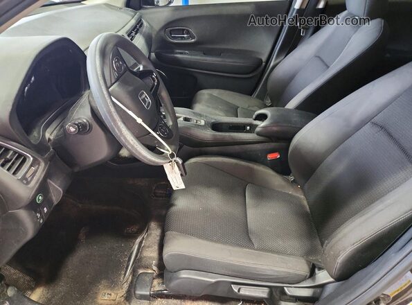 3CZRU6H5XNM716756 2022 HONDA HR-V Charcoal Front interior view
