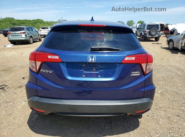 3CZRU6H70HM722202 2017 HONDA HR-V Blue Հետևի տեսք