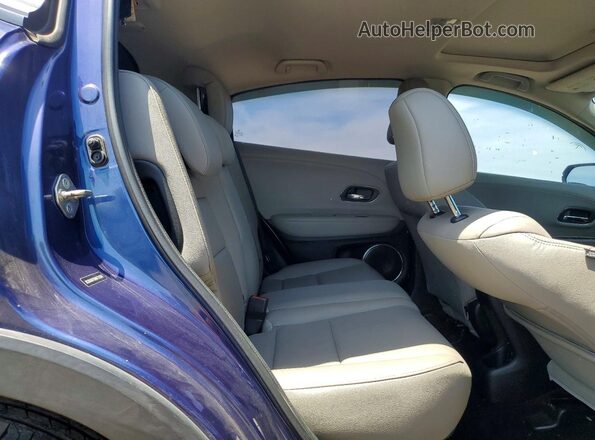 3CZRU6H70HM722202 2017 HONDA HR-V Blue Սալոնի հետևի տեսք