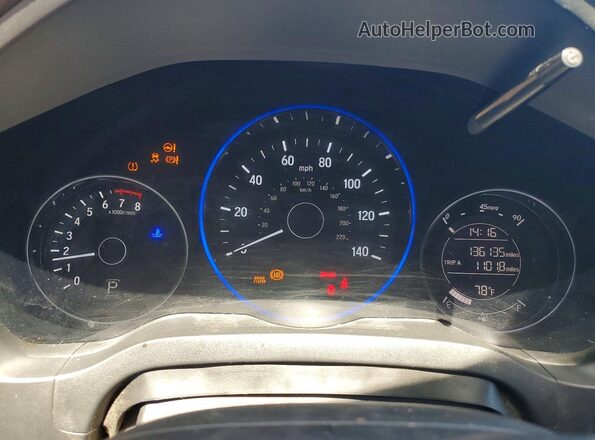 3CZRU6H70HM722958 2017 HONDA HR-V Gray 