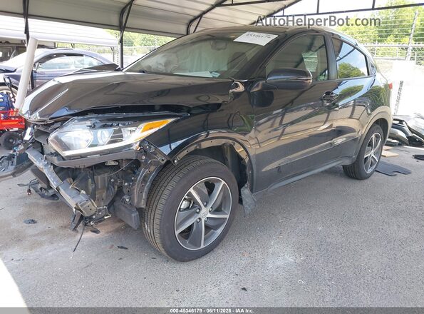 3CZRU6H70NM758063 2022 HONDA HR-V Black Vista tres cuartos delantera izquierda
