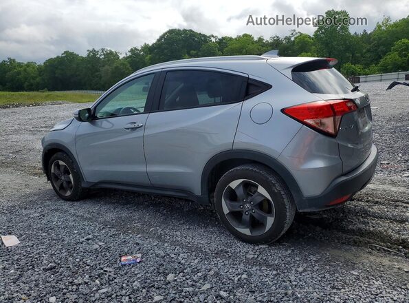 3CZRU6H71JM701946 2018 HONDA HR-V Silver Trasero izquierdo