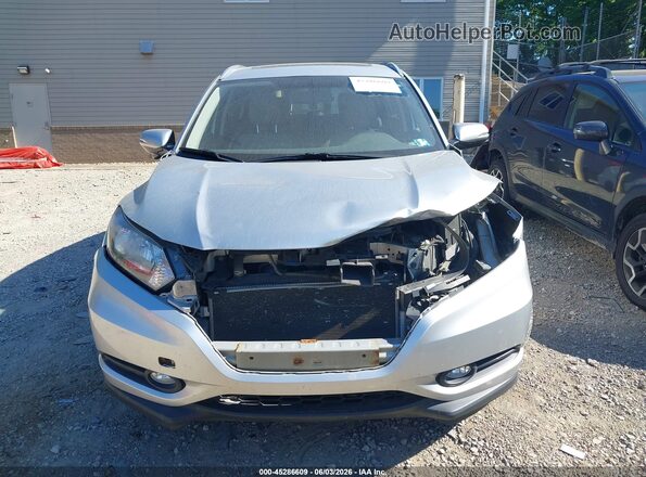 3CZRU6H72GM722829 2016 HONDA HR-V Silver Instrument cluster view