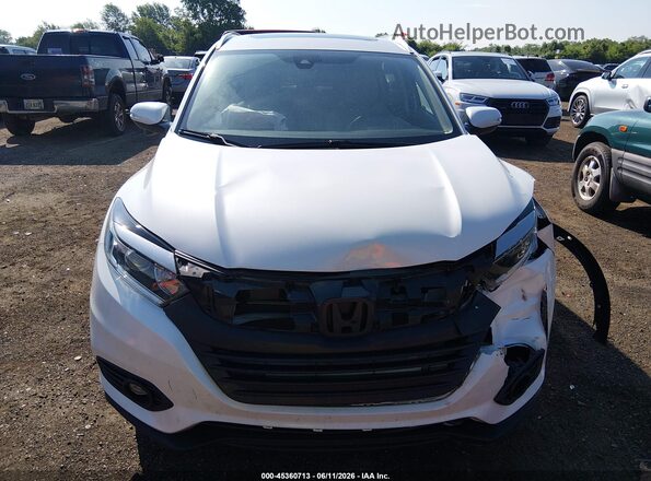 3CZRU6H72MM718419 2021 HONDA HR-V White Vista del cuadro de instrumentos