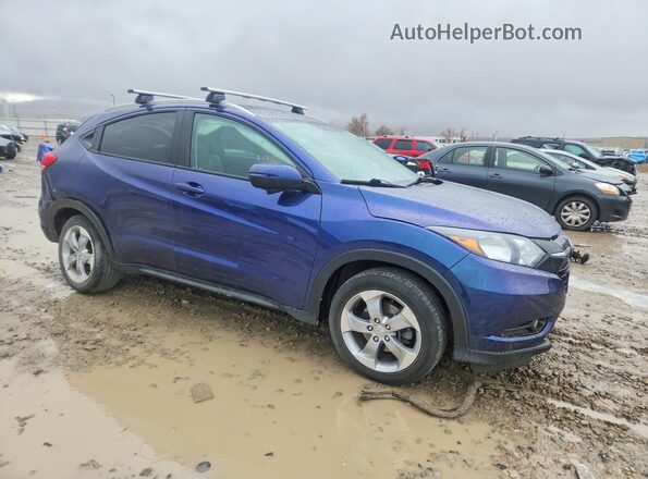 3CZRU6H74HM706679 2017 HONDA HR-V Blue წინა მარჯვენა