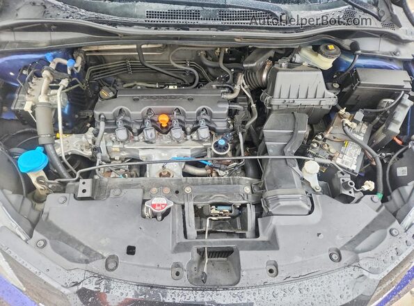 3CZRU6H74HM706679 2017 HONDA HR-V Blue უკანა სალონის ხედი
