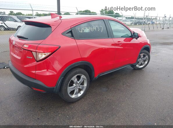 3CZRU6H74HM708951 2017 HONDA HR-V Red უკანა მარჯვენა